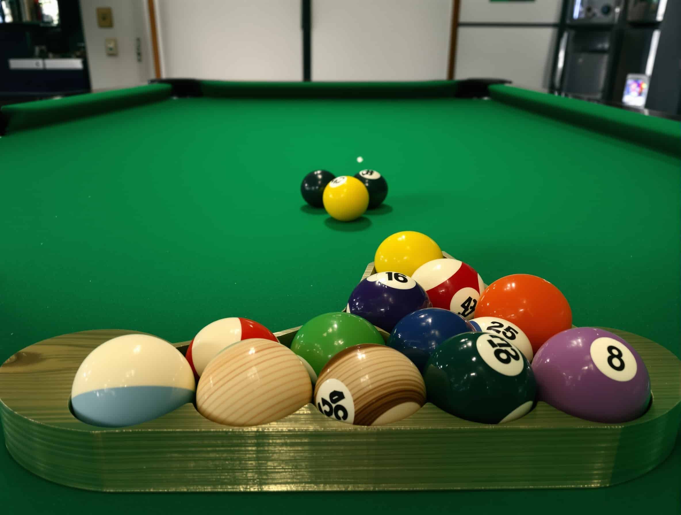 placement boules billards